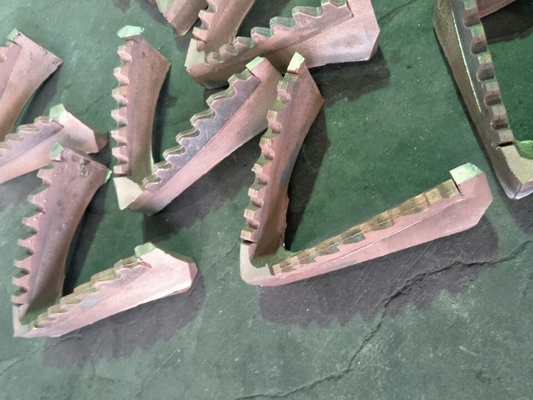 ASTM Certificates Customized Color Tooth Shape Bi Metal Casting