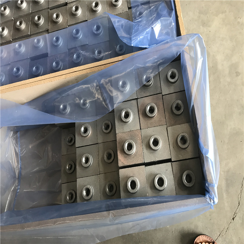 1.8kgs Bimetallic 90x50x55mm Shredder Hammer Tips For Sugar Mills